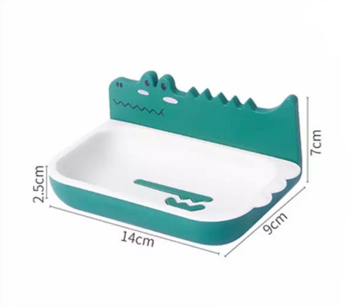 Cute Crocodile Double Layer Soap Holder, Self Draining Soap Box With Tray, Multifunctional Drain Soap And Sponge Holder Cute Crocodile Double Layer Soap Holder, Self Draining Soap Box With Tray, Multifunctional Drain Soap And Sponge Holder